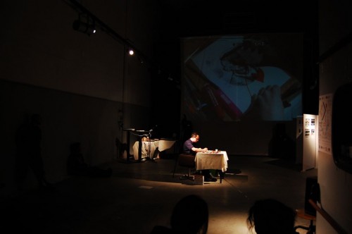 piccola cucina cannibale — Gianluca Costantini's performance